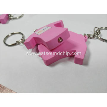 Led key chain /pvc key chain with led